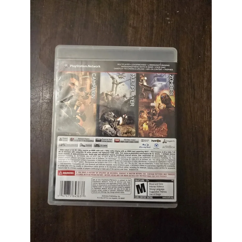 Playstation 3‎ (PS3) Game - Call Of Duty: Black Ops II